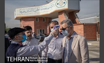 بازدید مدیرکل دفتر شهردار تهران از مرکز آموزش های آتش نشانی 19