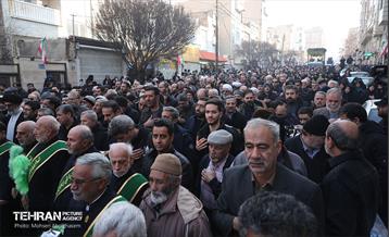 تشییع پیکر شهید مدافع حرم سعید علیدادی 16