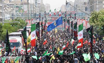 تشییع شهدای اقتدار ملی در تهران - 4 5