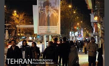 خیابان های تهران در آستانه چهلمین سالگرد انقلاب اسلامی 28