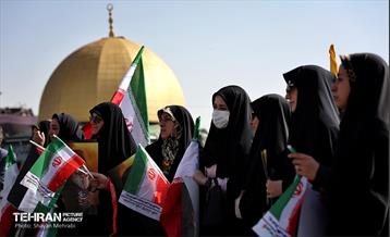 تجمع قدردانی از عملیات وعده صادق ۲ در میدان امام حسین (ع) 41