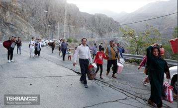 سیل در منطقه کَن