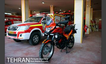 آیین افتتاح از سه ایستگاه و رونمایی از تجهیزات جدید سازمان آتش نشانی 12