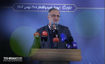 آیین بهره برداری از ۳ پروژه عمرانی و ۴۶ پروژه شهری منطقه یک در قالب دویست و هشتمین پویش امید و افتخار 25