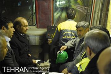 بازدید شهردار تهران از بخش میانی خط 7 مترو 1