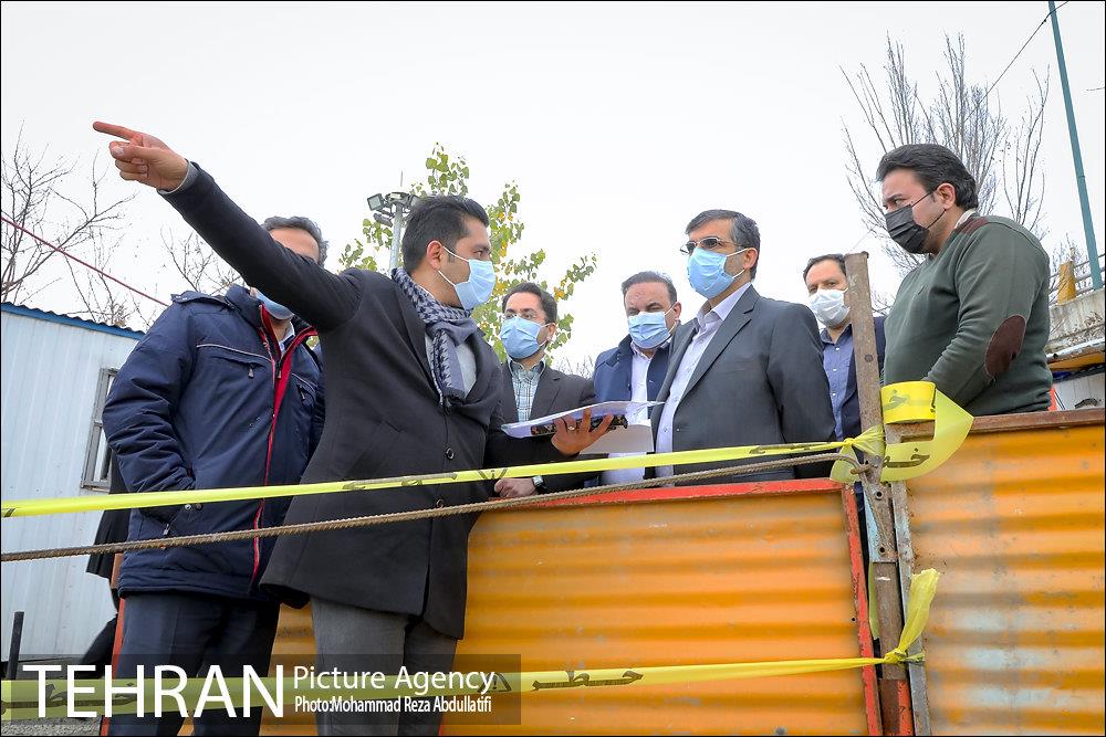 بازدید صبحگاهی سرپرست منطقه ۸، از پروژه‌های عمرانی منطقه 14