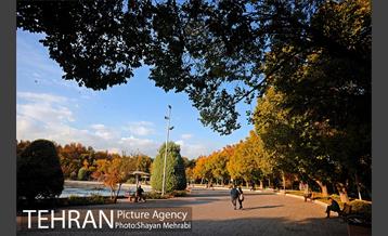 طبیعت پاییزی بوستان لاله 9