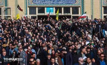 تشییع پیکر سردار شهید علی‌محمد نائینی