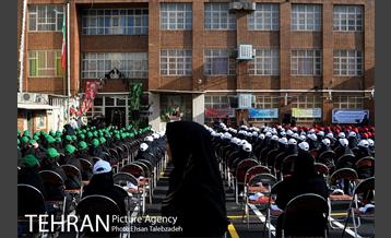 نواختن زنگ آغاز سال تحصیلی توسط دکتر حسن رباطی 7