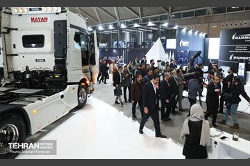 مراسم افتتاح پنجمین نمایشگاه خودرو تهران 21
