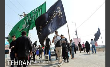 ارائه خدمات نیرو های خادم الحسین (ع) در مرز شلمچه 37