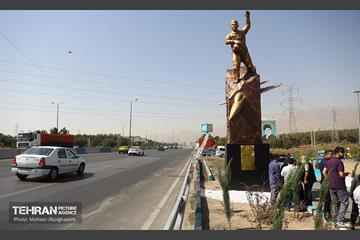رونمایی از تندیس سرلشکر خلبان شهید بابایی 4