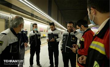 مانور عملیاتی دیریل قطار و تخلیه اضطراری مسافری