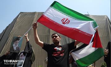 راهپیمایی مردمی علیه تهاجم رژیم صهیونیستی به ایران 6