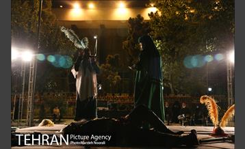 اجرای تعزیه در پهنه رودکی، گذر استاد شهریار 1