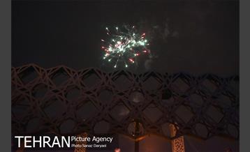 نورافشانی میدان امام حسین(ع) به مناسبت نیمه شعبان‎ 1