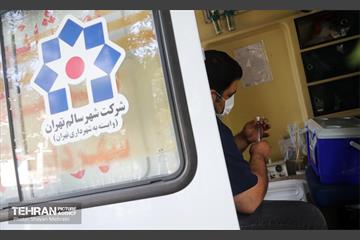 واکسیناسیون اورژانس شهر سالم در پیاده روی جاماندگان اربعین 18