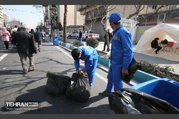 خدمات شهرداری تهران در پایان راهپیمایی ۲۲ بهمن - ۲ 17
