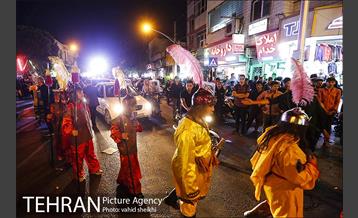 دسته های عزاداری محرم در محله امام زاده حسن  5