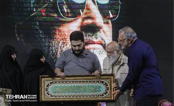 رونمایی از تندیس شهید سردار حاجی‌زاده در میدان ابوذر 15