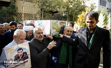 مراسم وداع با پیکر مطهر شهید عملیات تروریستی حرم شاهچراغ (ع) 7