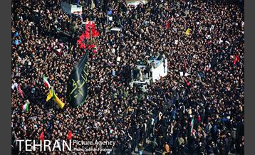 آیین تشییع «سردار قاسم سلیمانی» -3 48