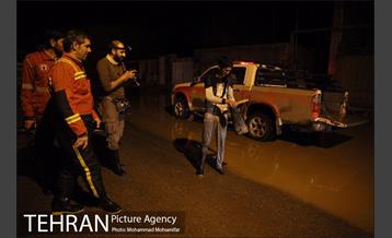 تخلیه آب از منازل مسکونی شهر آق قلا 30