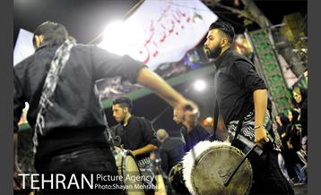 عزاداری شب تاسوعا در خیابان های تهران 1