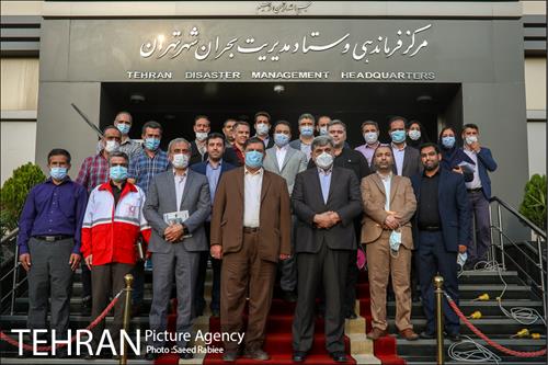 مراسم شانزدهمین سالگرد تأسیس سازمان پیشگیری و مدیریت بحران شهر تهران 43