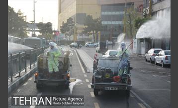 عملیات ضدعفونی معابر محله شوش  24