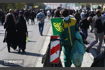خدمات شهرداری تهران در راهپیمایی جاماندگان حسینی(ع) 6
