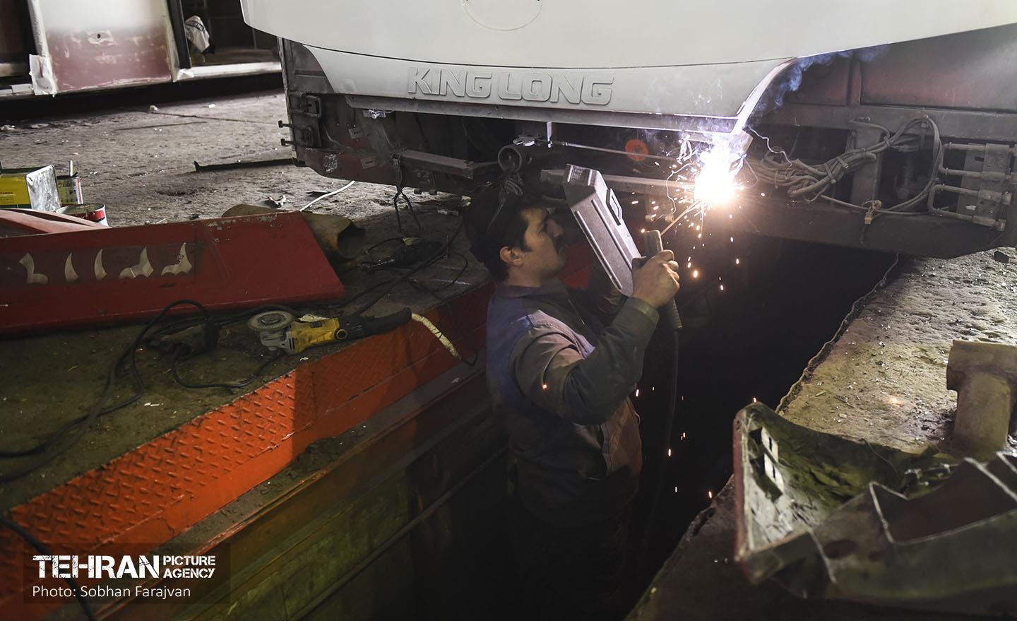 مرکز تعمیر و بازسازی اتوبوس های شهری 31