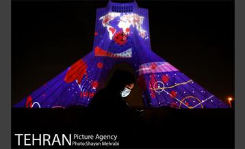 اجرای نورپردازی سه بعدی به مناسبت آغاز هفته سلامت 30