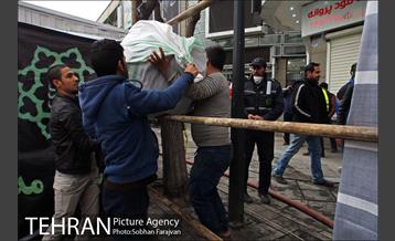 تخلیه واحد های تجاری مجاور پاساژ پلاسکو 9