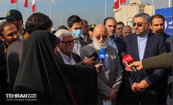 آیین افتتاح تقاطع غیرهمسطح پل شهید محسن سیفی 11