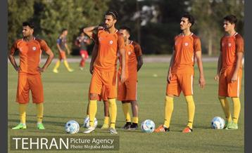 تمرین تیم فوتبال نفت تهران