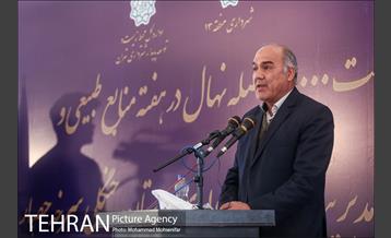 آئین کاشت نهال در بوستان جنگلی سرخه حصار 6