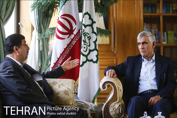 اولین جلسه محمد علی افشانی در دفتر شهردار تهران 29