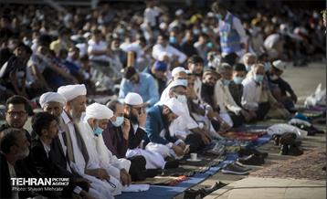 اقامه نماز عید فطر افغانستانی های اهل تسنن مقیم تهران 26