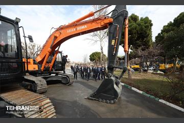 رونمایی از ماشین آلات سازمان مدیریت پسماند 12