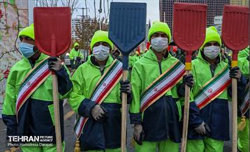 مانور برف روبی شهرداری منطقه 6 19