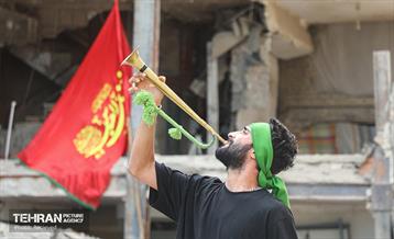 مراسم عزاداری شهدای محله دردشت با نوای حاج مهدی رسولی  3