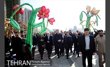 آیین بهره برداری از ۵۵ پروژه مدیریت شهری در منطقه ۲۲ تهران 12