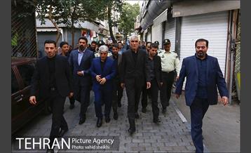 بازدید شهردار تهران از پروژه های منطقه 17 6