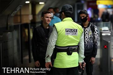 بازدید سخنگوی دولت از طرح استفاده اجباری ماسک در مترو 3