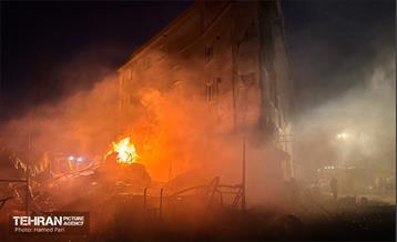 حریق در بازار آهن شادآباد 23