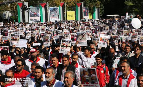 اجتماع جمعیت هلال احمر و کادر بهداشت و درمان در حمایت از مردم فلسطین 19