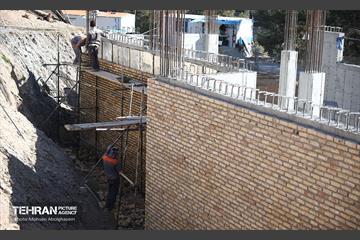 ساخت اسکان کارگری در پارک جنگلی لویزان
