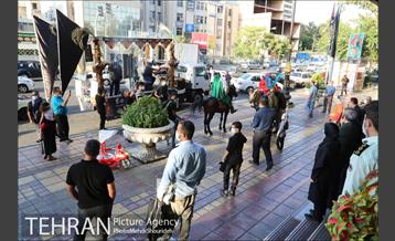 برگزاری اعزای حسینی در بوستان قصر منطقه هفت 7