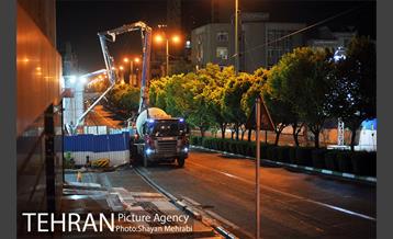 سرپرست شهرداری تهران و رئیس مرکز ارتباطات و امور بین الملل شهرداری تهران در بازدید از فعالیت‌های شبانه شهرداری و زندگی شبانه مردم تهران 57